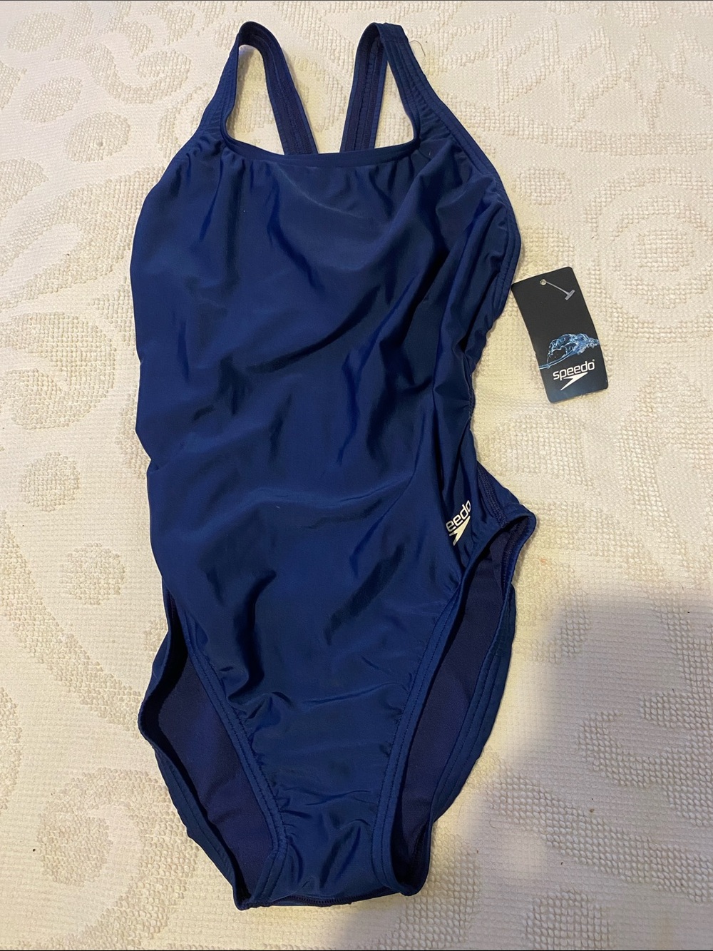 Speedo Navy Blue Women's Training One-Piece Swimsuit